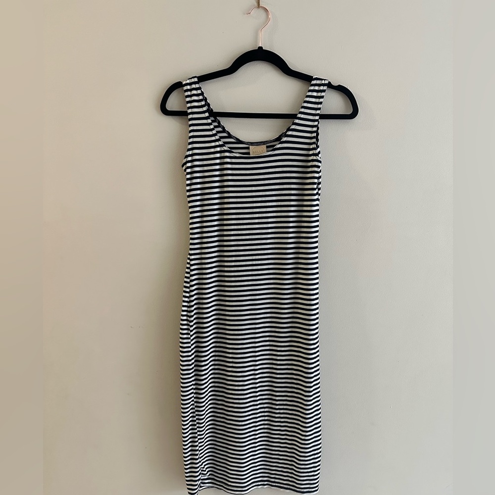 Belly Maternity Striped Blue & White Dress Size XS